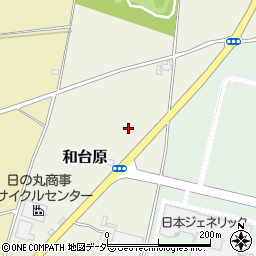 茨城県つくば市和台原周辺の地図