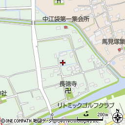 埼玉県行田市中江袋102周辺の地図