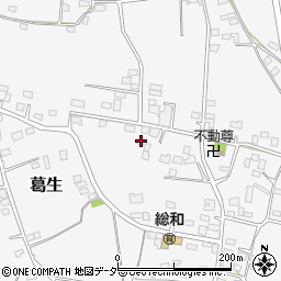 茨城県古河市葛生1368-2周辺の地図