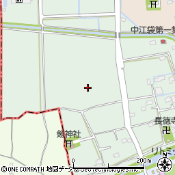 埼玉県行田市中江袋周辺の地図