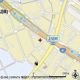 岐阜県高山市上切町577周辺の地図
