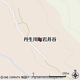 岐阜県高山市丹生川町岩井谷周辺の地図