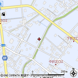 埼玉県深谷市折之口306周辺の地図