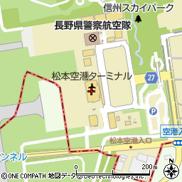 松本警察署松本空港警備派出所周辺の地図