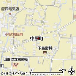 長野県東筑摩郡山形村小坂2580-13周辺の地図