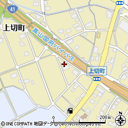 岐阜県高山市上切町586周辺の地図