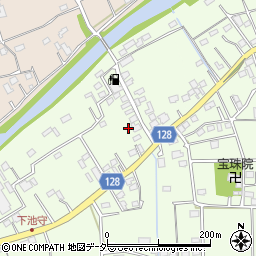 埼玉県行田市下池守661周辺の地図