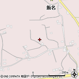 茨城県鉾田市飯名周辺の地図