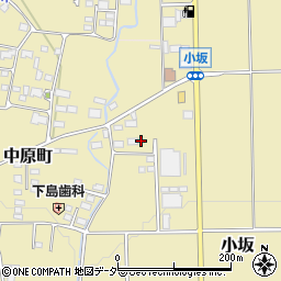 長野県東筑摩郡山形村新町周辺の地図