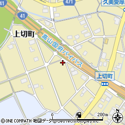 岐阜県高山市上切町613周辺の地図