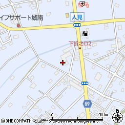 埼玉県深谷市人見676周辺の地図