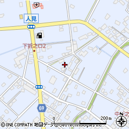 埼玉県深谷市折之口274周辺の地図