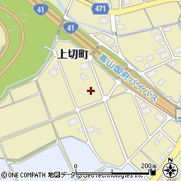 岐阜県高山市上切町534周辺の地図