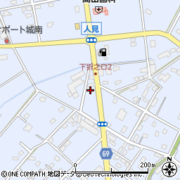 埼玉県深谷市人見679周辺の地図