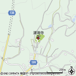 清滝寺周辺の地図
