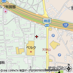 埼玉県熊谷市柿沼606周辺の地図