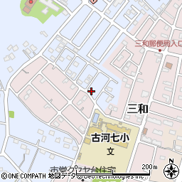 茨城県古河市新久田131-38周辺の地図