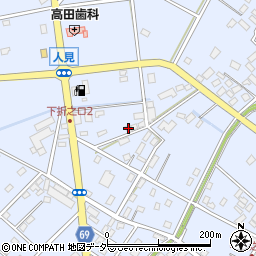 埼玉県深谷市折之口278周辺の地図