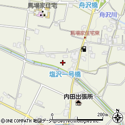 長野県松本市内田周辺の地図