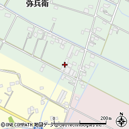 埼玉県加須市弥兵衛207周辺の地図