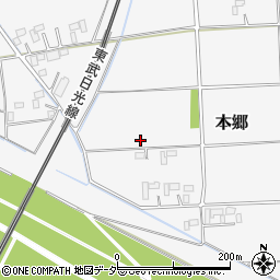 埼玉県加須市本郷周辺の地図