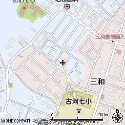 茨城県古河市新久田131-31周辺の地図