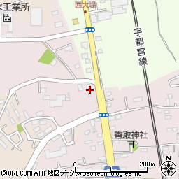 茨城県古河市茶屋新田356周辺の地図