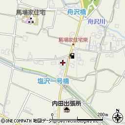 長野県松本市内田381周辺の地図