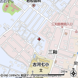 茨城県古河市新久田131-43周辺の地図