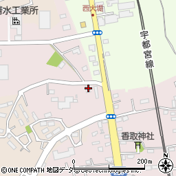 茨城県古河市茶屋新田357-3周辺の地図