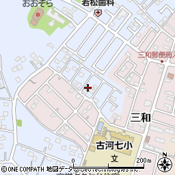 茨城県古河市新久田131-28周辺の地図