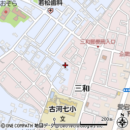 茨城県古河市新久田131-54周辺の地図