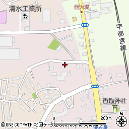 茨城県古河市茶屋新田362-1周辺の地図