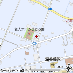 埼玉県深谷市人見1665周辺の地図