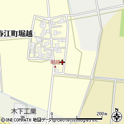 福井県坂井市春江町堀越4周辺の地図