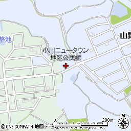小川ニュータウン地区公民館周辺の地図