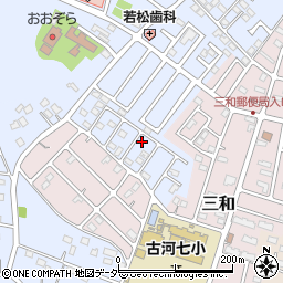 茨城県古河市新久田131周辺の地図