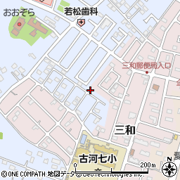 茨城県古河市新久田131-56周辺の地図