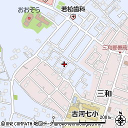 茨城県古河市新久田131-23周辺の地図