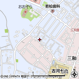 茨城県古河市新久田131-13周辺の地図