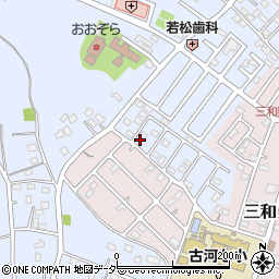 茨城県古河市新久田131-12周辺の地図