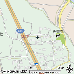 茨城県つくば市山木497周辺の地図
