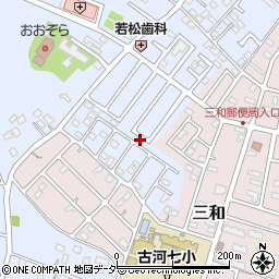 茨城県古河市新久田131-58周辺の地図