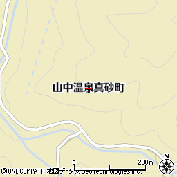 石川県加賀市山中温泉真砂町周辺の地図