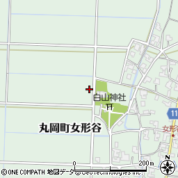 福井県坂井市丸岡町女形谷周辺の地図