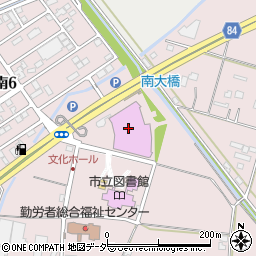 羽生市産業文化ホール　小ホール周辺の地図
