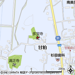 多宝寺周辺の地図