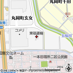 東砺運輸福井周辺の地図