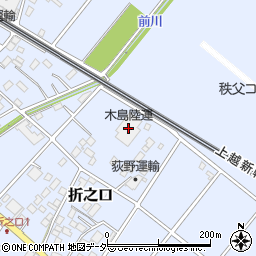 木島陸運新屋敷倉庫周辺の地図