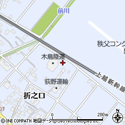 埼玉県深谷市折之口938周辺の地図